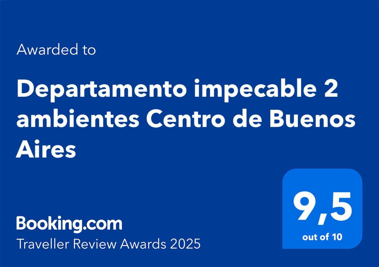 شقة Departamento Impecable 2 Ambientes Centro De بوينس آيرس المظهر الخارجي الصورة